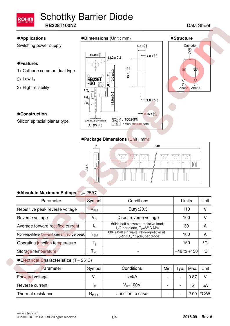 RB228T100NZ