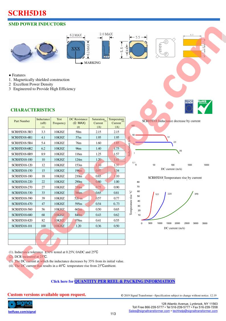 SCRH5D18-180