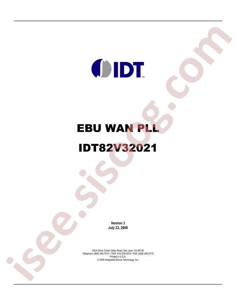 IDT82V32021