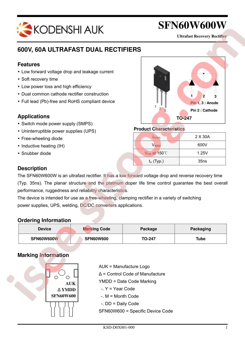 SFN60W600W