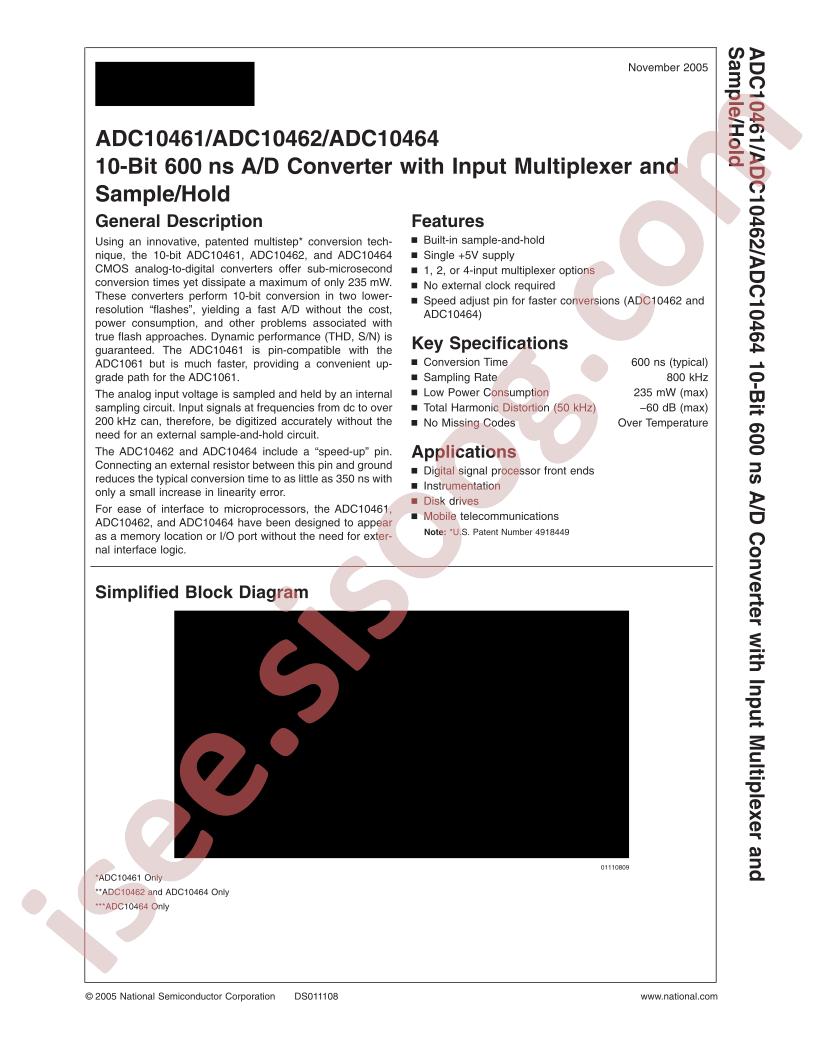 ADC10461CIWMX