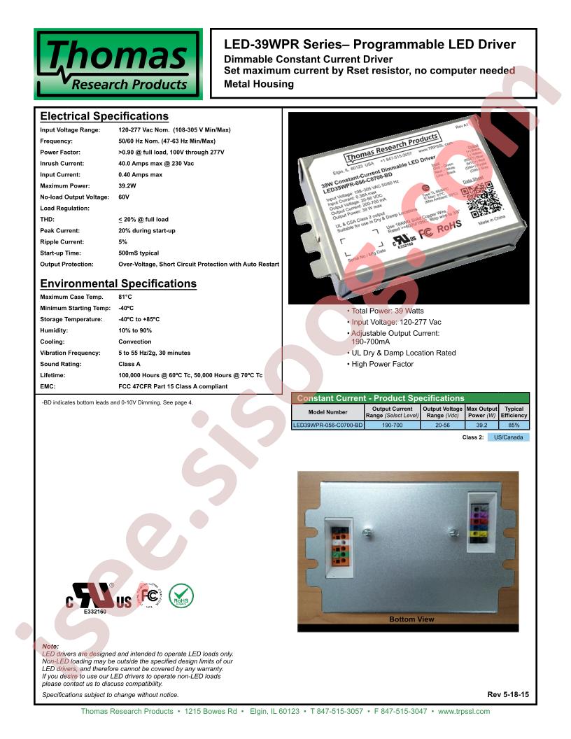 LED39WPR-056-C0700-BD