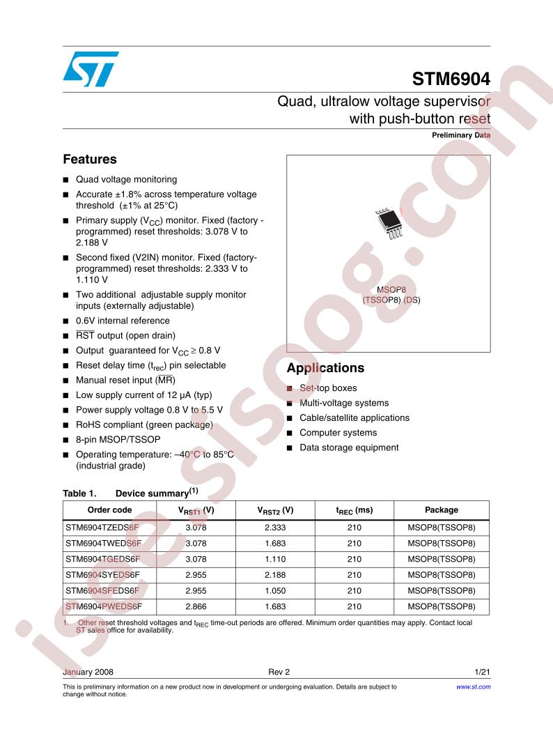 STM6904SYEDS6F