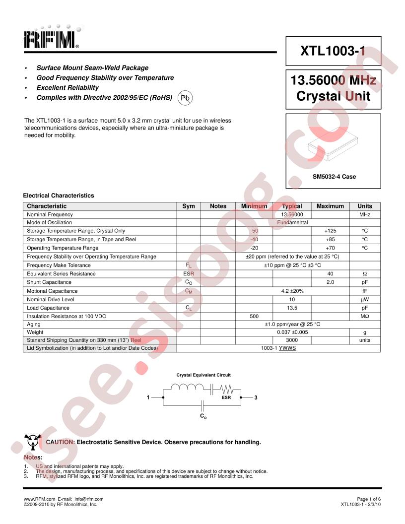 XTL1003-1