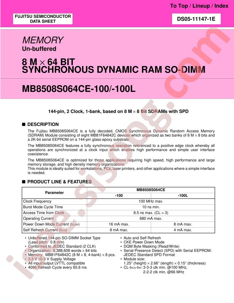 MB8508S064CE-100