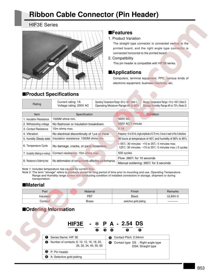 HIF3E-10PA-2.54DS