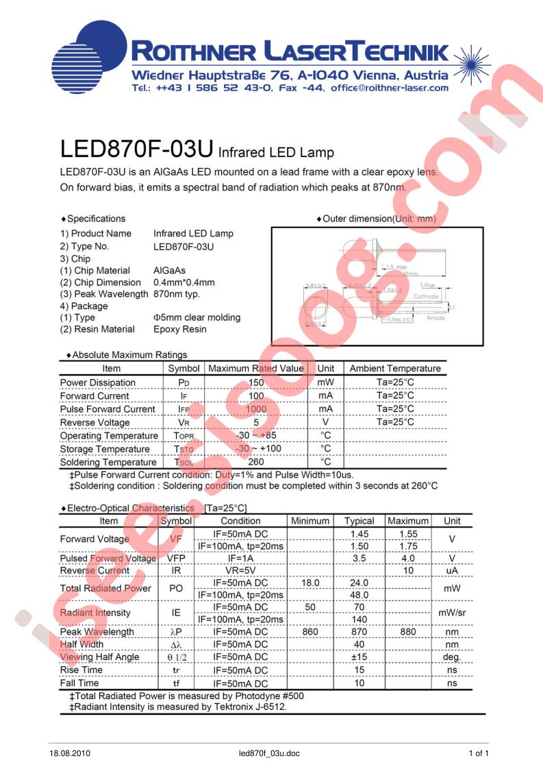 LED870F-03U