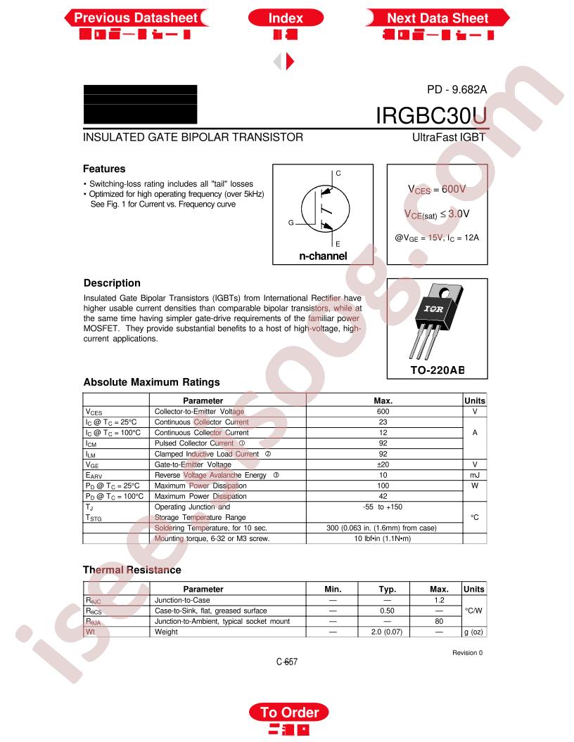 IRGBC30U