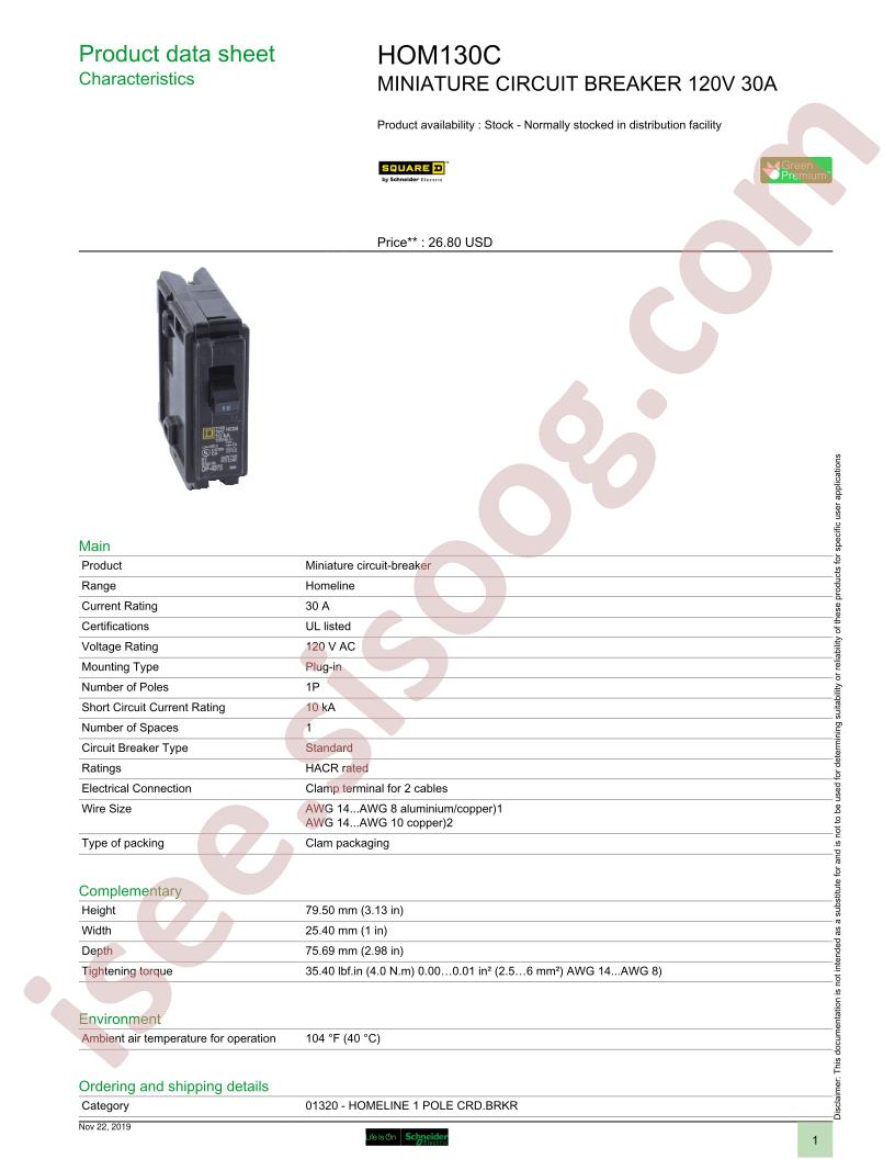 HOM130C