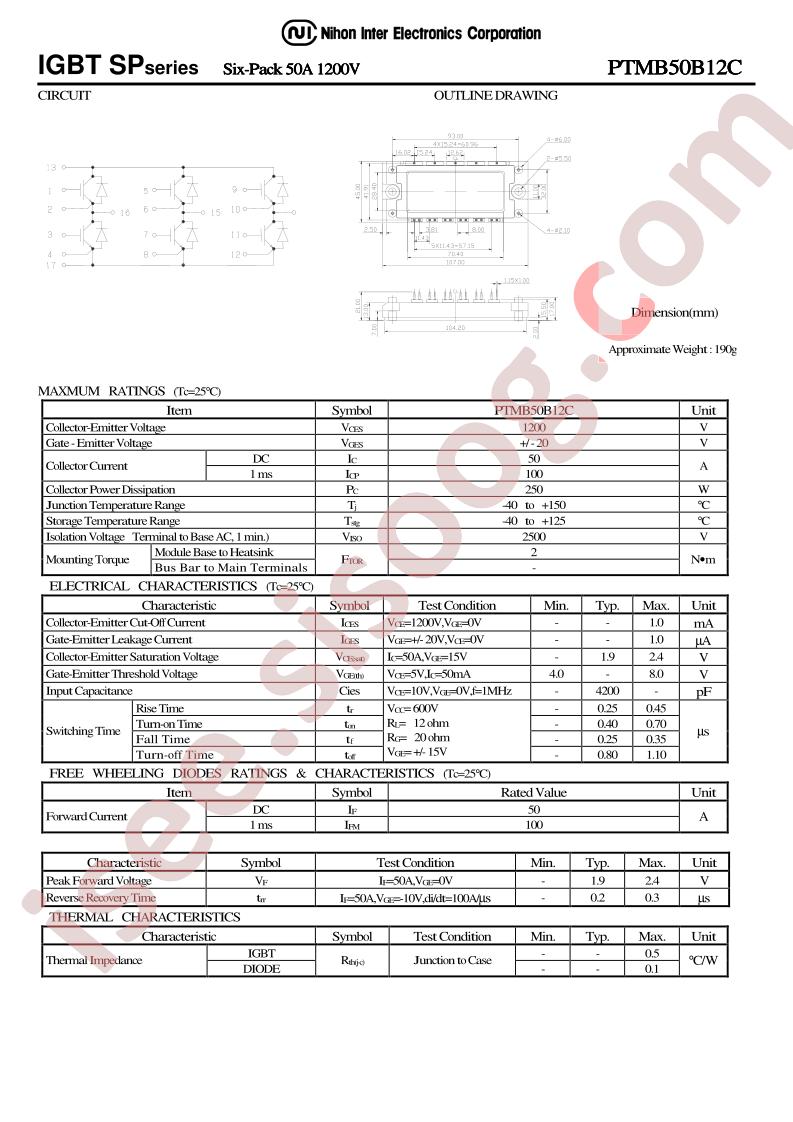 PTMB50B12C