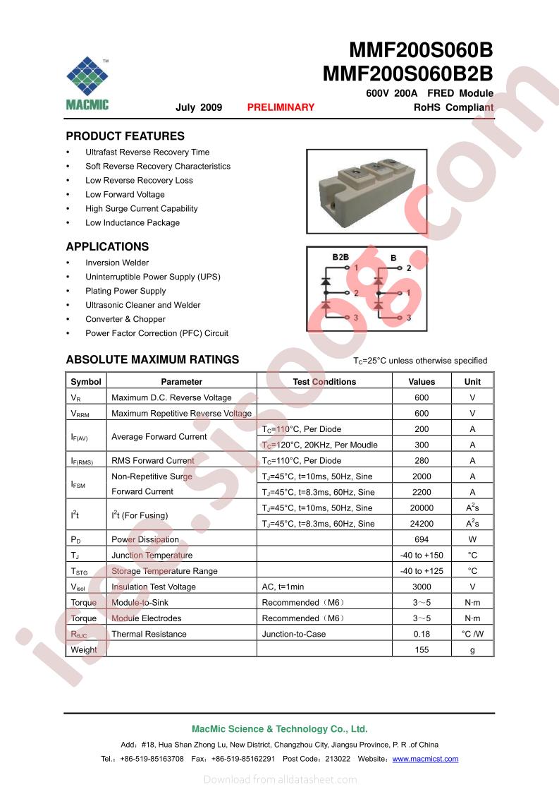 MMF200S060B