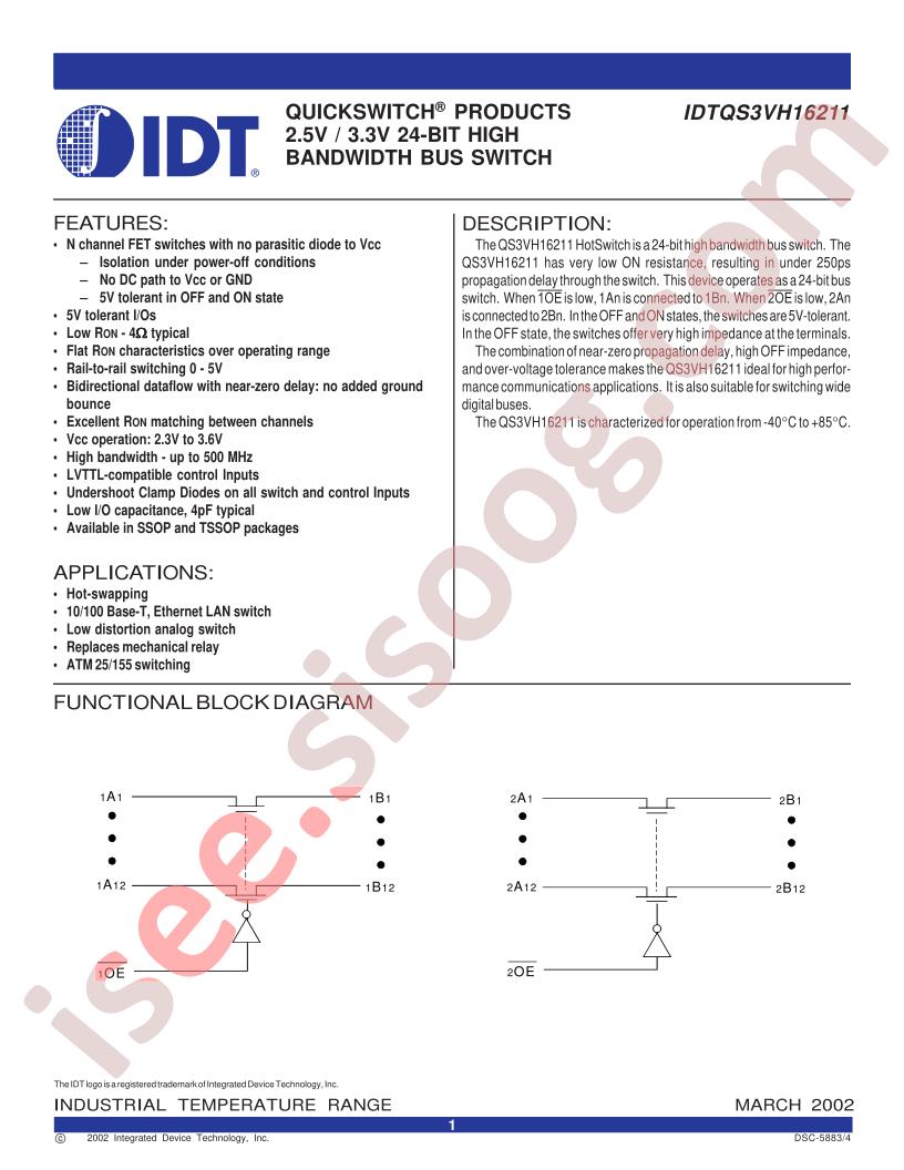 IDTQS3VH16211