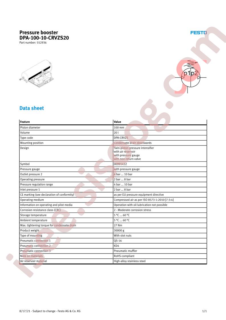 DPA-100-10-CRVZS20