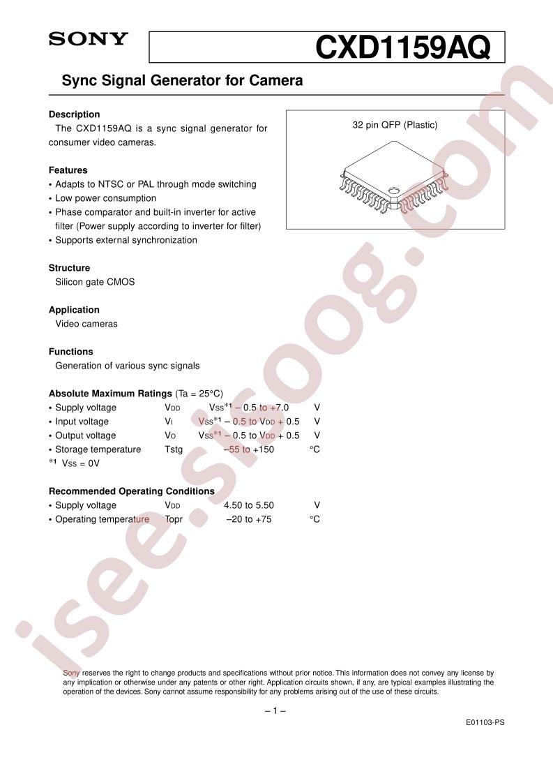 CXD1159AQ