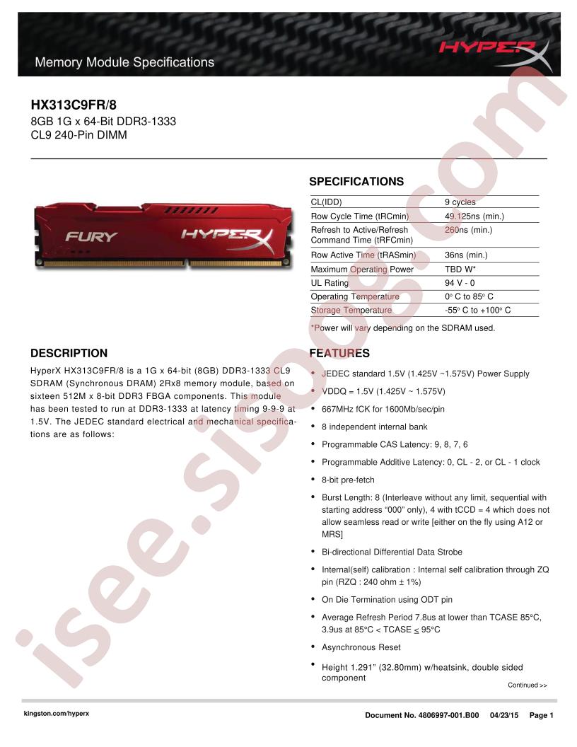 HX313C9FR-8