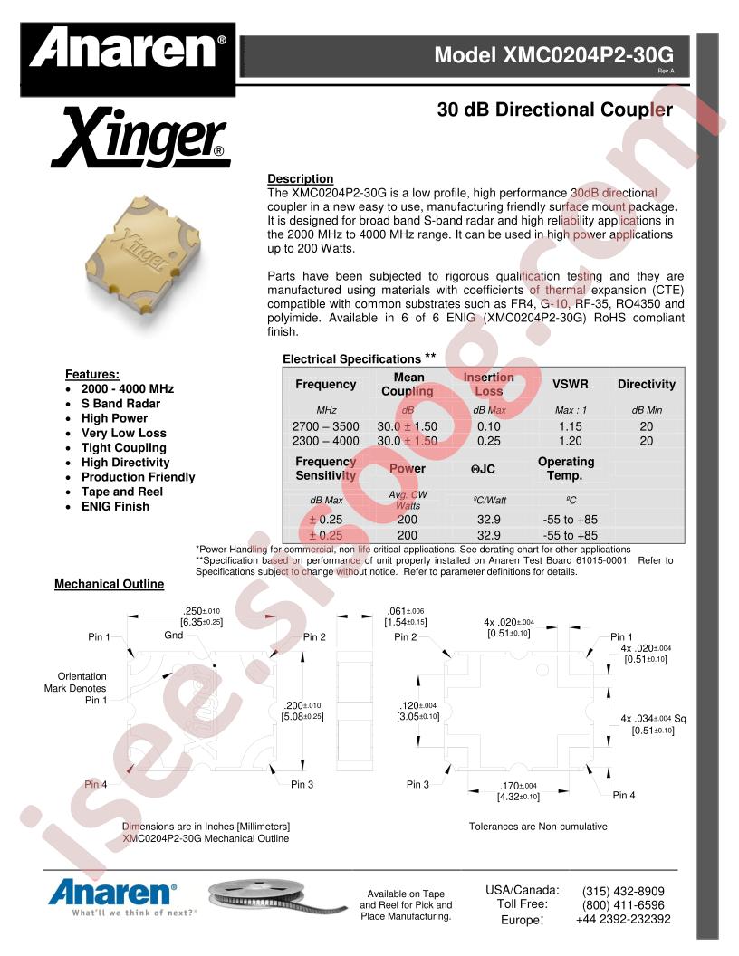 XMC0204P2-30G