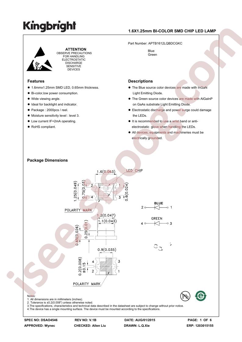 APTB1612LQBDCGKC