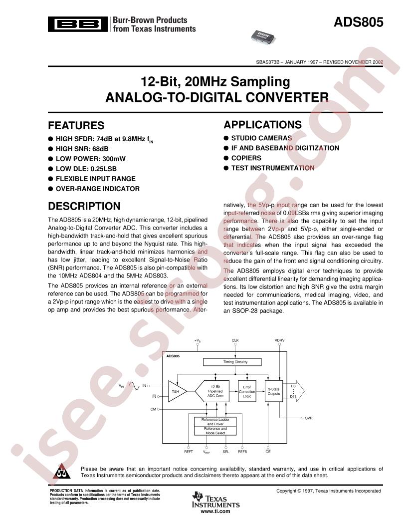 ADS805E1KG4