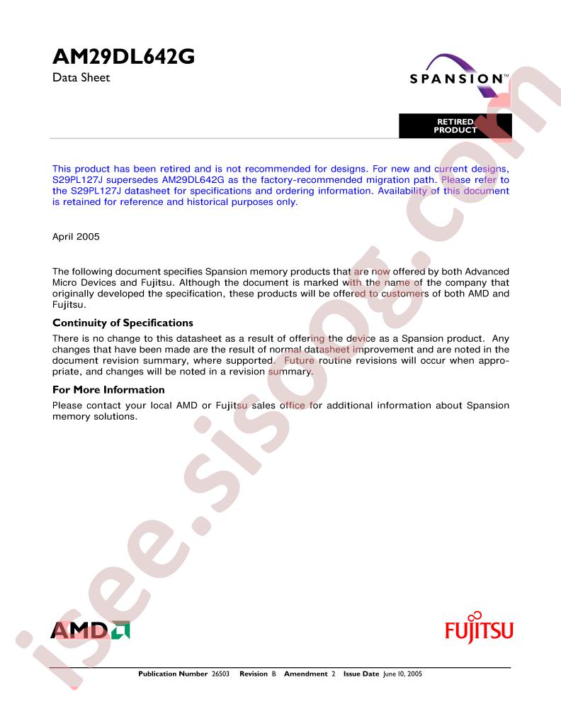 AM29DL642G
