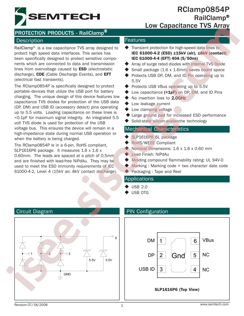 RCLAMP0854P