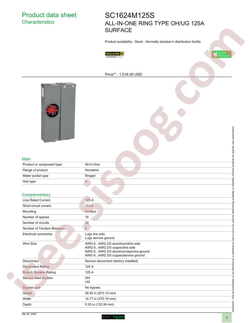 SC1624M125S