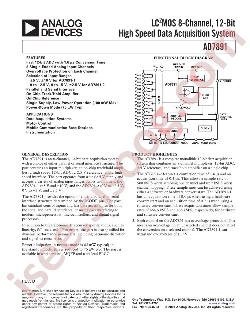 AD7891ACHIPS-1