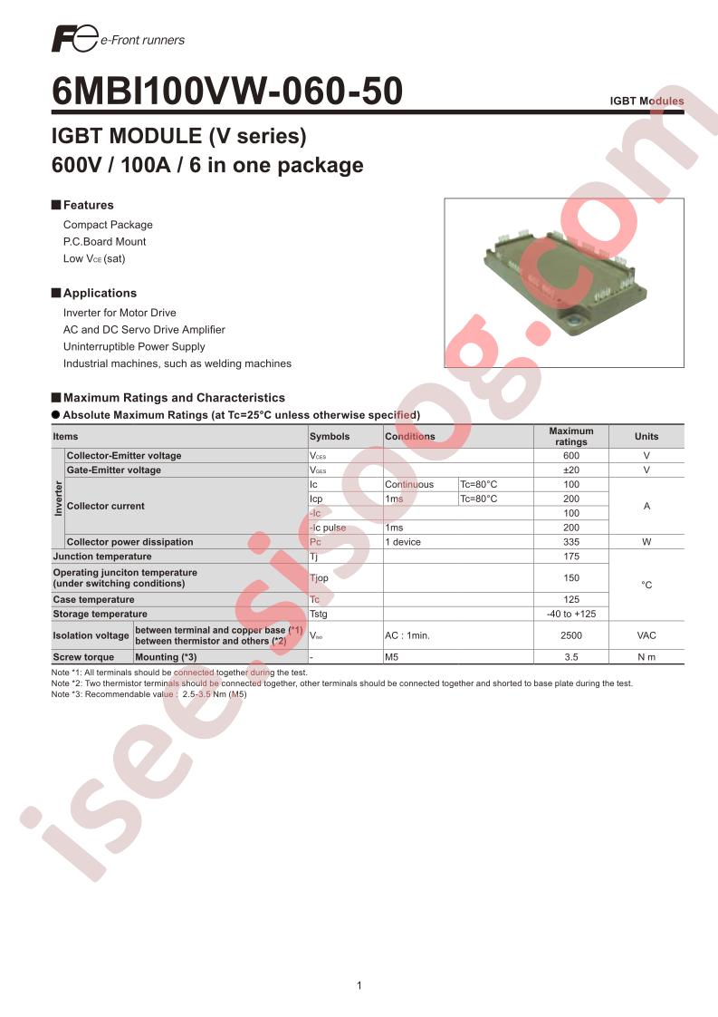 6MBI100VW-060-50