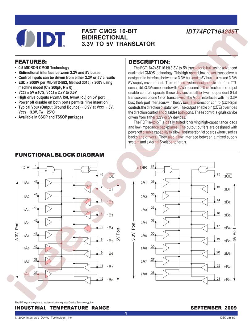 74FCT164245TPVG