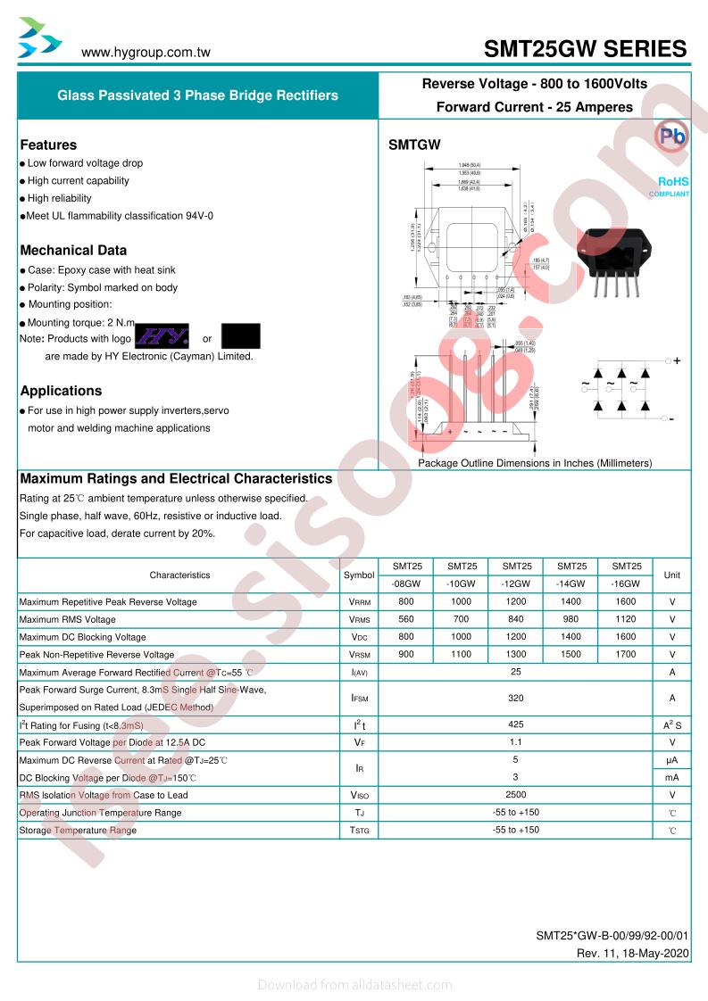 SMT25-08GW