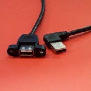 کابل افزایش طول 30 سانتی متری پنلی یک سر رایت USB 2.0