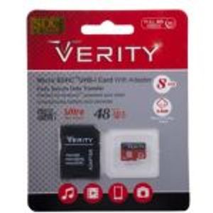 کارت حافظه microSDHC وریتی کلاس 10 استاندارد UHS-I U1 ظرفیت 8 گیگابایت