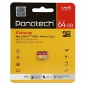 کارت حافظه microSDHC پاناتک کلاس 10 استاندارد UHS-I U1 ظرفیت 64 گیگابایت