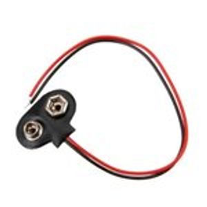 سر باتری 9 ولت کتابی سیم دار سیم از وسط