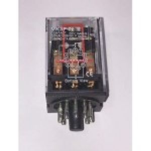 رله 24 ولت 3 کنتاکت گرد MK3P-I