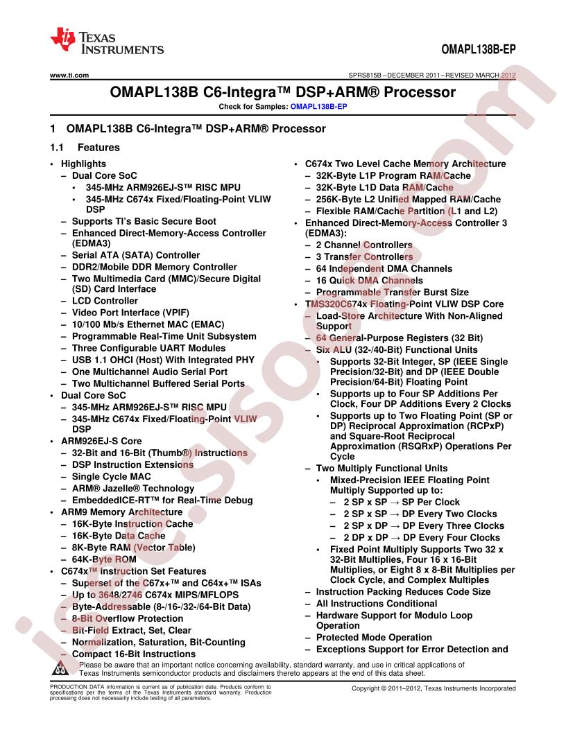 OMAPL138B-EP