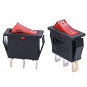 راکر باریک 2 حالته قرمز 3 پین(15آمپر)