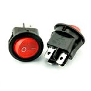 راکرگرد2حالته قرمز چراغدار4پین(6آمپر)