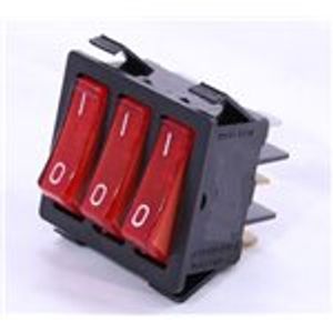 راکر سه پل 2 حالته قرمز 9 پین(16آمپر)