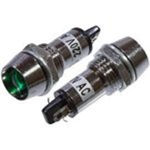 چراغ سیگنال سبز XD12-1 220V (12mm)