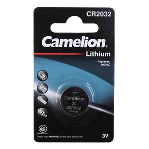 باتری سکه ای CR2032 لیتیوم 3 ولت camelion
