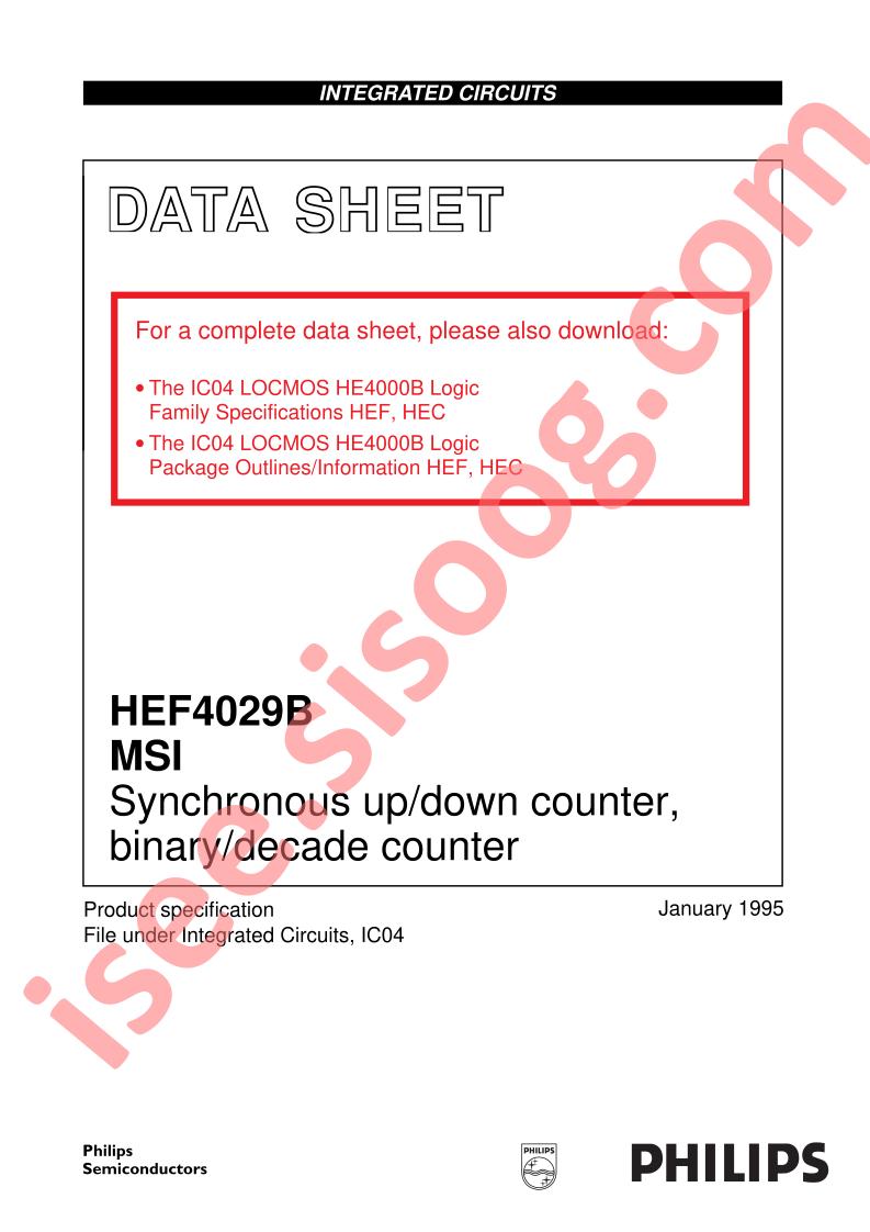 HEF4029B