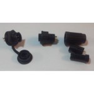 کانکتور پلاستیک قفل شو 3 پین-pp3