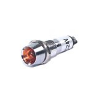 چراغ سیگنال زرد XD8-1 24V (8mm)