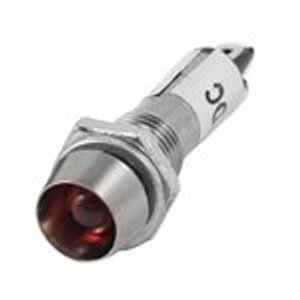 چراغ سیگنال قرمز XD8-1 24V (8mm)