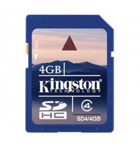 کارت حافظه 4 گیگا بایتی Kingston 4 GB SD Flash Memory Card