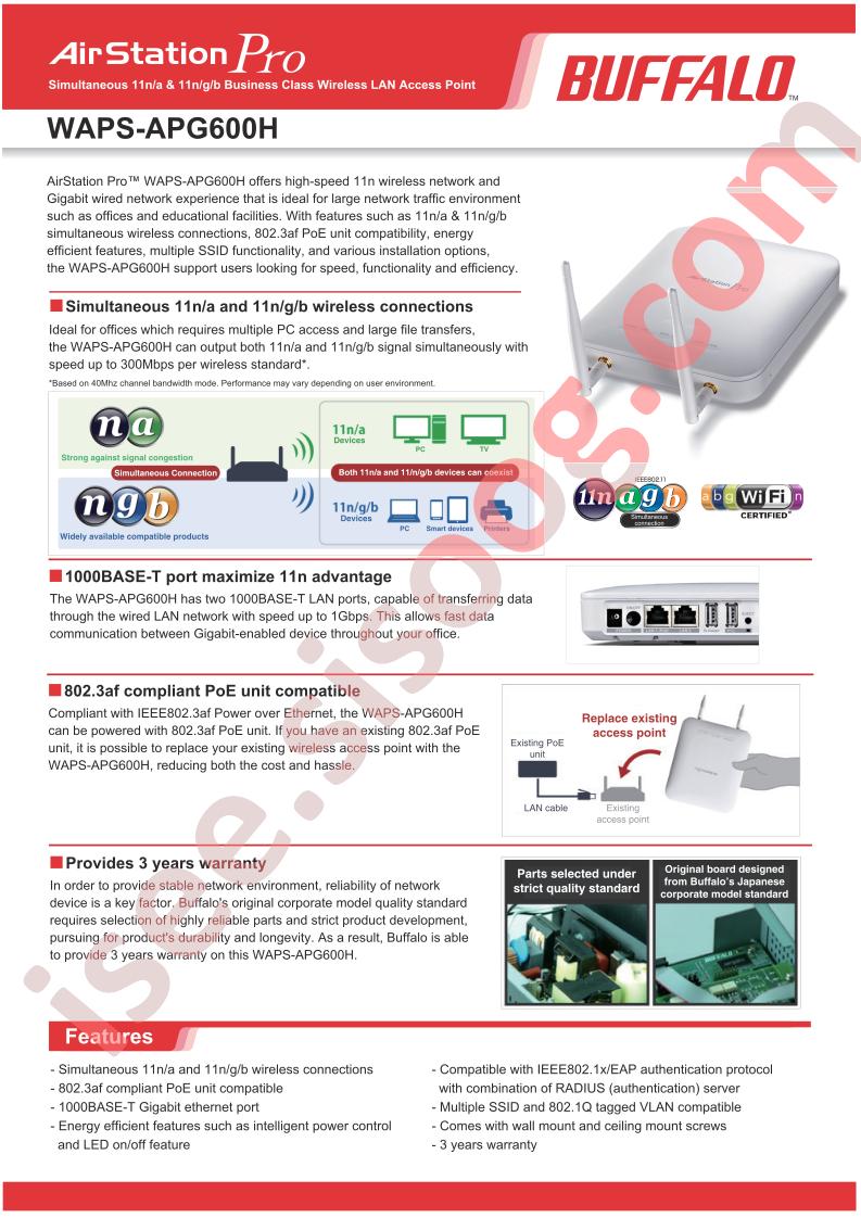 WAPS-APG600H