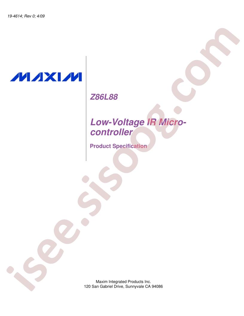 Z86L8808PSC