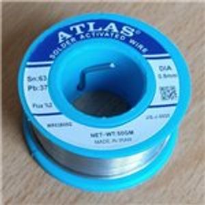 سیم لحیم اطلس 100 گرمی قطر 0.8 میلی متر 63 درصد واقعی