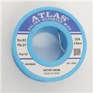 سیم لحیم 50 گرمی اطلس 0.8 میلی متر 63%