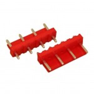پاور قفل دار 4 پین قرمز (نری) صاف (7.92mm)